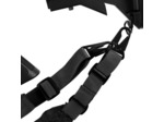 Sangle de combat ISTC 1point/2points adaptable pour HK416 (noire)