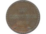 FRANCE 1 CENTIME DUPRE 1848 A ACCENT TTB