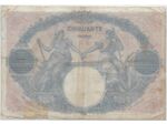 FRANCE 50 FRANCS BLEU ET ROSE SERIE M.8892 2-3-1921 TB
