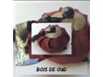Aumônière Velour parfumée Bois de Oud avec recharge