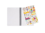 Legami - Cahier Ligné A5 à Couverture Rigide Illustrée - Travel Stickers - Avec Spirale