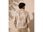 Veste brodée à motif automnal