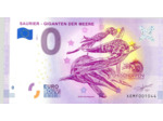 ALLEMAGNE 2020-1 SAURIER GIGANTEN DER MEERE BILLET SOUVENIR 0 EURO TOURISTIQUE