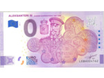 FINLANDE 2020-4 ALEKSANTERI III VERSION ANNIVERSAIRE BILLET SOUVENIR 0 EURO