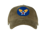 Casquette militaire USAAF réglable - Coton 100% coupe baseball