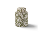 Urne Décorative Yezi Porcelaine Blanche 14x14x19cm