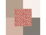 LOT DE 20 COUPONS DE TISSU TILDA UNIS ET IMPRIMÉS  12 X 25 CM, MULTICOLORE