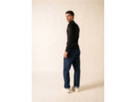 Pull marin uni Matelot Coupe ajustée 100% laine SAINT JAMES