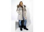 Doudoune ZOE textile beige