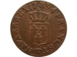 LOUIS XVI (1774-1792) LIARD 1783 W (Lille) 2gr69 TTB