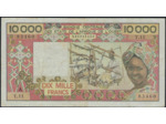 B.C.E.A.O 10000 FRANCS NON DATE (1978) A (COTE D'IVOIRE) T.11 TTB-