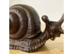 Escargot fonte marron 8x6x16cm