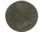 GRANDE BRETAGNE 1/2 PENNY GEORGES II 1744 TB+