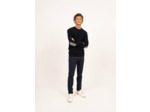 Pull marin uni Dinan 100% laine Saint James