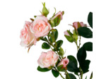 Rosier Artificiel Rose Poudré Haute Tige 75cm