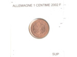 Allemagne 2002 F 1 CENTIME SUP