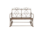 Banc à bascule fer cœur 95x87x116cm