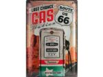 Plaque métal - Route 66 Last Chance Gas Station - 40x60 cm.