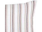Atmosphera - Coussin Groove 40x40cm rayé Beige Lin