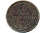 CANADA 1 CENT 1917 TB+(W21)
