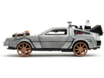 Jada 34786 - Retour vers le futur Partie 3 - Delorean avec roues de train - 1/32