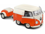 SOLIDO 1:18 Kool Kombi Orange & White 1950