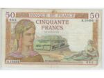 FRANCE 50 FRANCS CERES 22-6-1939 A.10494 TTB