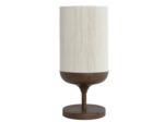 Lampe de table métal marron Dania 23x23x50cm