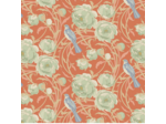 COUPON DE TISSU TILDA SONGBIRD CORA CORAL  50 X 55 CM