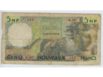 ALGERIE 5 NOUVEAUX FRANCS 18-12-1959 K.287 TB+