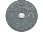 FRANCE 20 CENTIMES LINDAUER 1945 TB+ N2