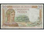 FRANCE 50 FRANCS CERES 26-9-1935 F.3019 TB+