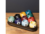 Set 10 Lumignons Snooker base triangle Métal 8x31x29cm
