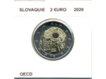 SLOVAQUIE 2020 2 EURO COMMEMORATIVE OECD SUP