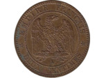 FRANCE 2 CENTIMES NAPOLEON III 1862 A (Paris) SUP taches