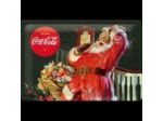 Plaque métal - pub Coca Cola Noel - 20 x 30 cm - Vintage