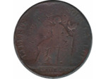 FRANCE MONNERON 2 SOLS à la LIBERTE 1791 AN III MONNAIE de CONFIANCE B