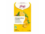 Infusion Gingembre Citron Yogi Tea, 17 sachets