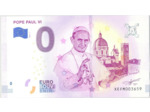 ALLEMAGNE 2019-1 POPE PAUL VI BILLET SOUVENIR 0 EURO TOURISTIQUE  NEUF
