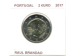 PORTUGAL 2017 2 EURO COMMEMORATIVE RAUL BRANDAO UNC