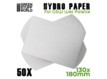 Hydropaper - Feuilles de recharge pour palette humide 50 pcs