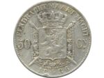 BELGIQUE 50 CENTIMES 1886 FL TTB-