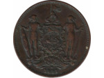 BRITISH NORTH BORNEO (BORNEO BRITANNIQUE) 1 CENT 1891 H TTB-