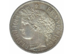 FRANCE 2 FRANCS CERES 1881 A (Paris) SUP
