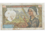 FRANCE 50 FRANCS JACQUES COEUR SERIE K.156 8-1-1942 TTB