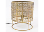 Lampe à Poser Busala Métal doré ciselé 30x30x36cm