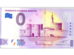 30 AIGUES-MORTES 2020-1 REMPARTS BILLET SOUVENIR 0 EURO TOURISTIQUE NEUF