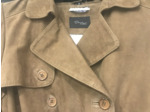 Trench cuir femme camel 57318
