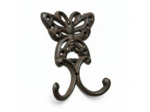 Patère fonte Papillon 10x1x6cm
