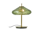 Lampe à Poser Led Cyrus Verte verre Métal 40x40x53cm